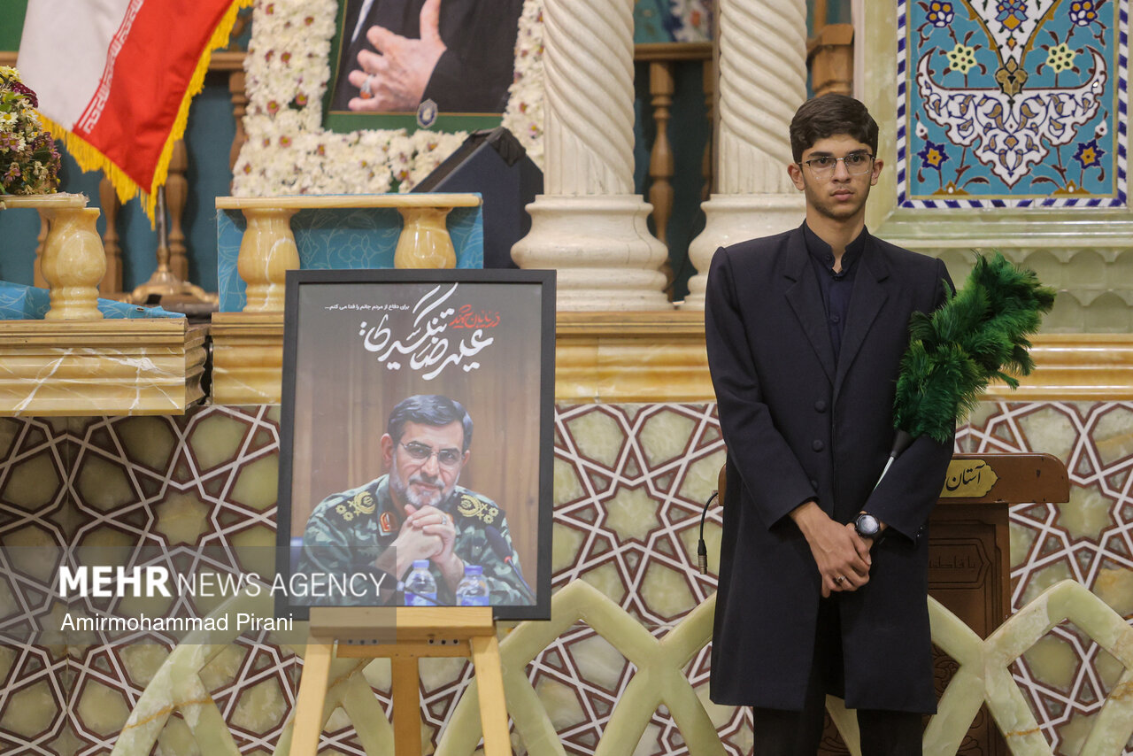 مراسم بزرگداشت شهید تنگسیری در قم