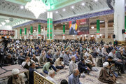 گرامیداشت سالگرد شهادت آیت‌الله رئیسی در حرم بانوی کرامت برگزار شد