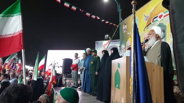 رزمایش بانوان جان‌فدا در شهر شاهدیه؛ زنان رمز پیروزی در میدان‌های نبرد