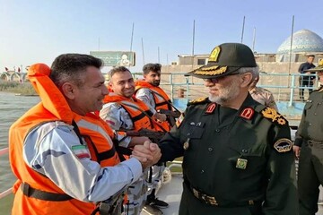 رودخانه اروند نماد آرامش و امنیت مرزهای ایران است