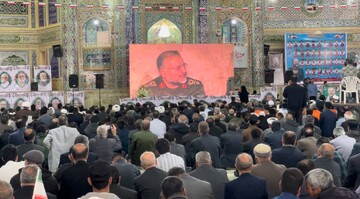 چهلمین روز شهادت سردار سرلشکر غلامرضا سلیمانی در شهرکرد