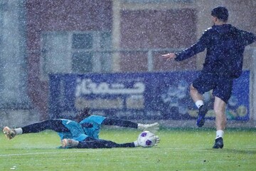 ملی‌پوشان در جدال با طوفان؛ تمرین پرفشار شاگردان قلعه‌نویی