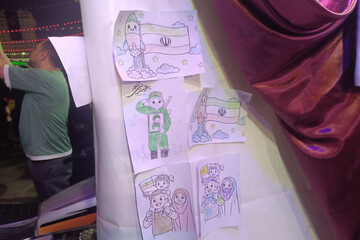 برپایی موکب کودکان در اجتماع «لشکریان امام رضا» در مشهد