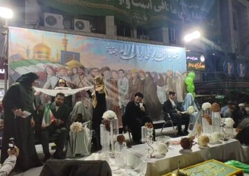 مراسم ازدواج در تجمع امام‌رضایی‌ها در بوشهر