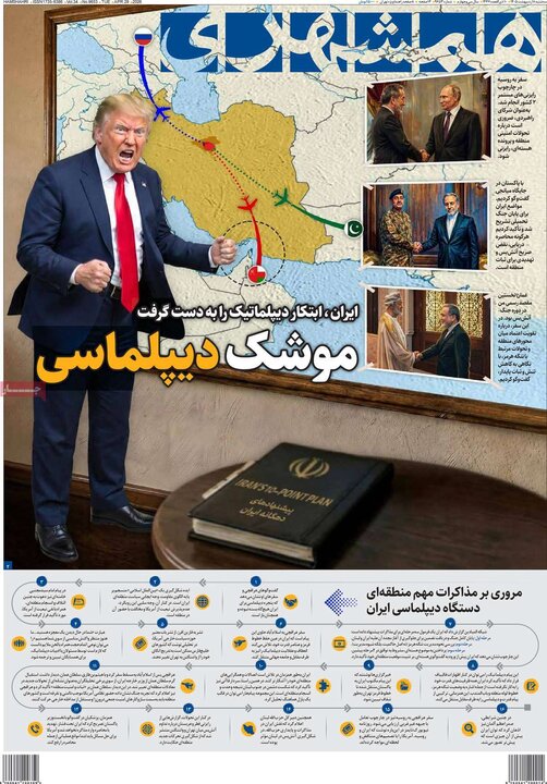 روزنامه‌های صبح ۸ اردیبهشت