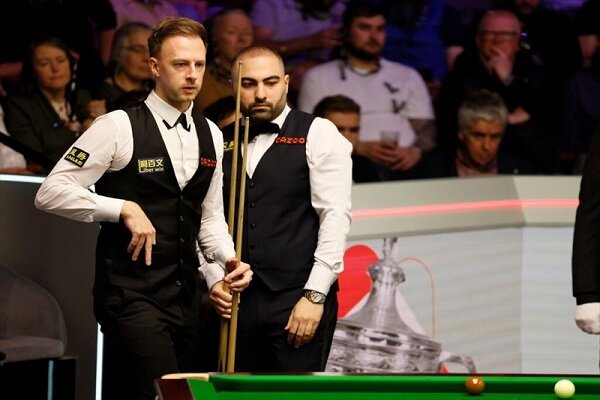 حسین وفایی برابر مرد شماره یک اسنوکر جهان پیروز شد