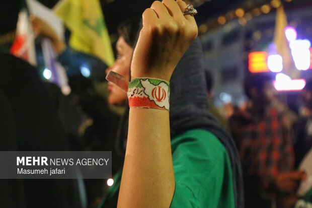 اجتماع شبانه مردم در مازندران