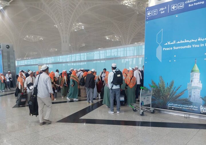 ورود دومین گروه زائران ایرانی به مدینه منوره