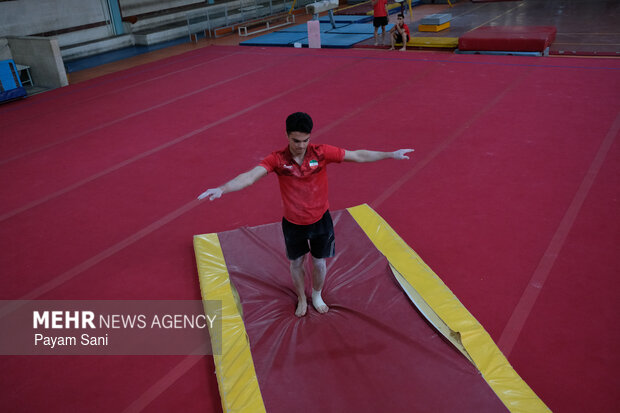 اردوی تیم ملی ژیمناستیک هنری جوانان ایران