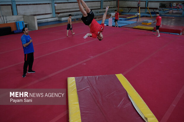 اردوی تیم ملی ژیمناستیک هنری جوانان ایران