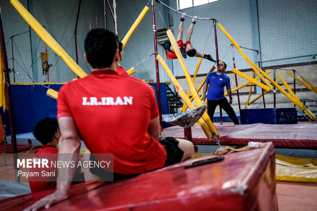 اردوی تیم ملی ژیمناستیک هنری جوانان ایران