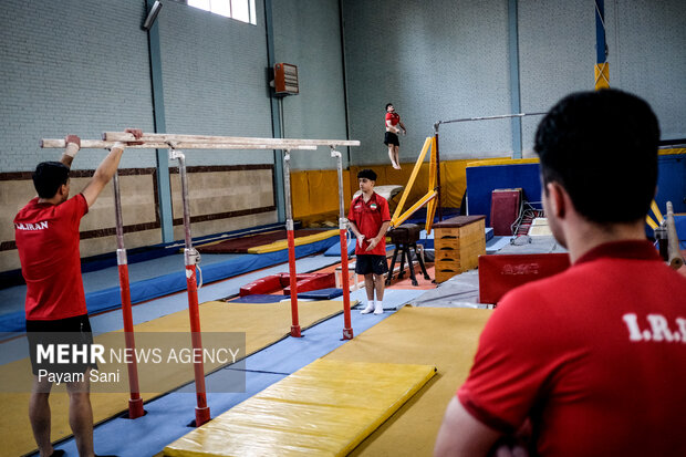 اردوی تیم ملی ژیمناستیک هنری جوانان ایران