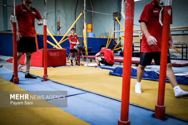اردوی تیم ملی ژیمناستیک هنری جوانان ایران
