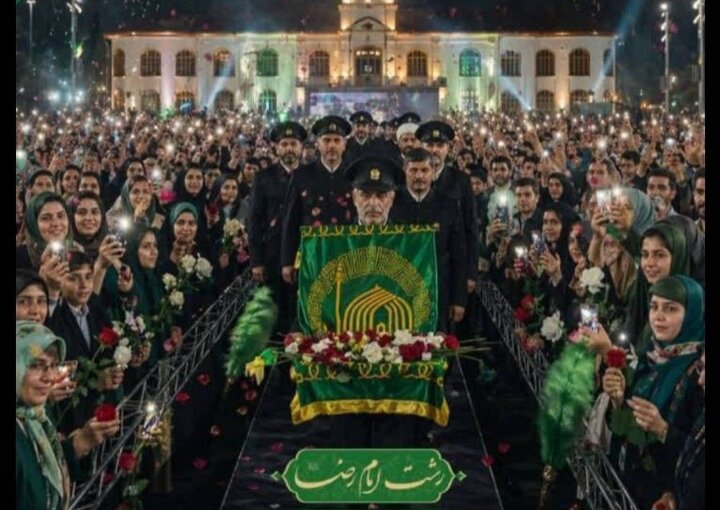 تصاویری از جشن بزرگ امام رضایی‌ها در رشت