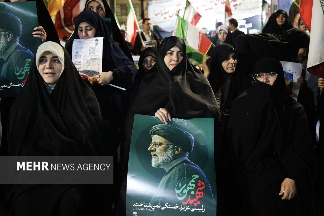 مراسم دومین سالگرد شهادت شهید رئیسی در مشهد