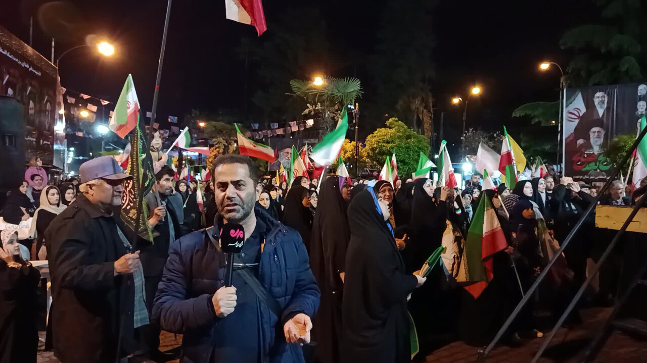 پلاتو خبرنگار مهر از اجتماع امام رضایی ها در مازندران