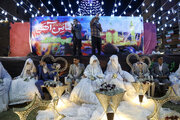 جشن عقد زوج‌های مشهدی در شب میلاد امام رضا(ع)