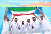تیم ملی کشتی ساحلی ایران قهرمان آسیا شد