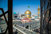 تصاویر ناب هوایی از ضریح مطهر امام رضا(ع)