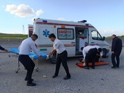 قلعه‌سفیدی: واژگونی مینی‌بوس در محور اسلام‌آباد ۱۱ مصدوم داشت