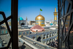 تصاویر ناب هوایی از ضریح مطهر امام رضا(ع)