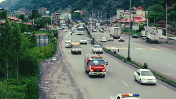 رژه خودرویی و موتوری جانفدا در سوادکوه