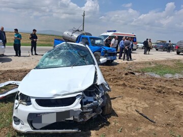 فوت یک نفر در تصادف جاده مهاجران به بهار