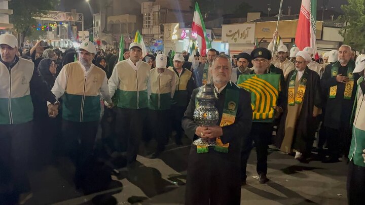 قوچان معطر به عطر پرچم بارگاه رضوی