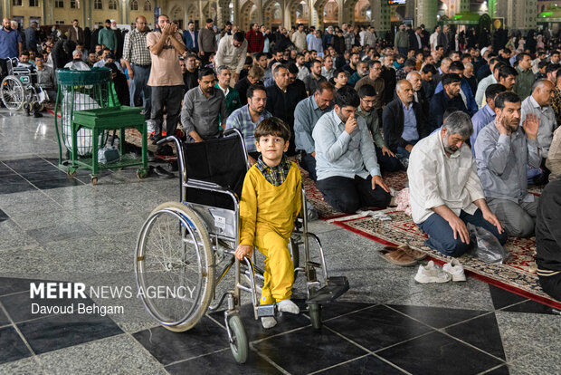 حال و هوای حرم رضوی در ایام ولادت امام رضا(ع)