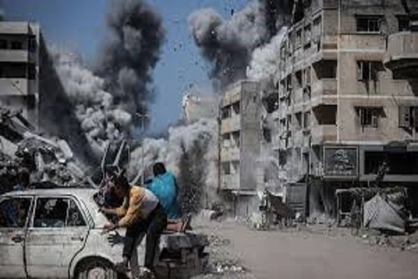 VIDEO: Moment as an Israeli strike targets civilians in Gaza