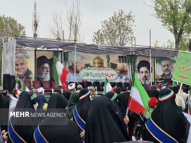 اجتماع سراسری اقتدار عظیم جان فدا برای ایران امام رضائی در اردبیل