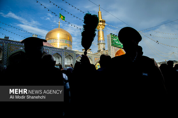 حال و هوای حرم رضوی در ایام ولادت امام رضا(ع)