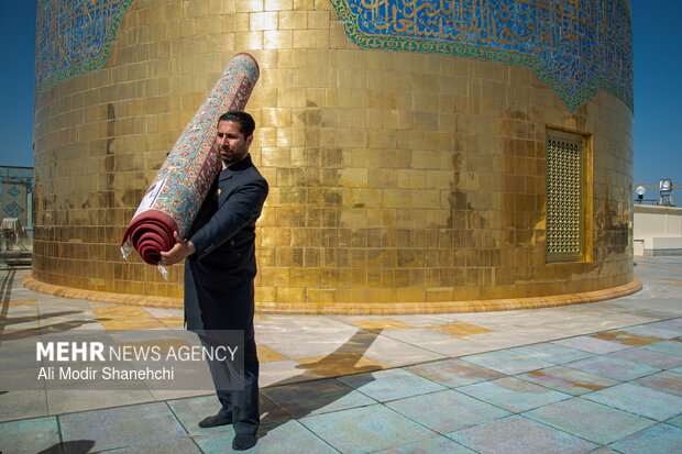 حال و هوای حرم رضوی در ایام ولادت امام رضا(ع)