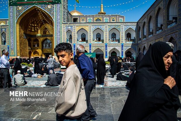 حال و هوای حرم رضوی در ایام ولادت امام رضا(ع)