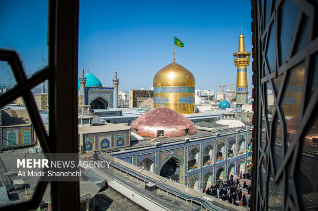 حال و هوای حرم رضوی در ایام ولادت امام رضا(ع)