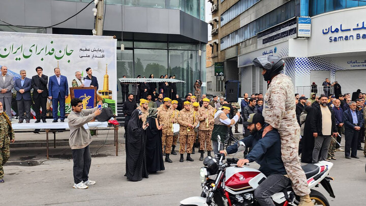 رژه جان فدایان برای ایران در بابل