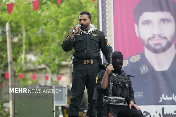 رزمایش جانفدایان ایران امام رضایی در شهرستان خرم‌آباد