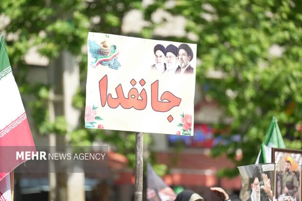 رزمایش جانفدایان ایران امام رضایی در شهرستان خرم‌آباد