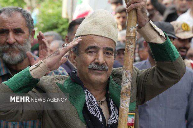 رزمایش جانفدایان ایران امام رضایی در شهرستان خرم‌آباد