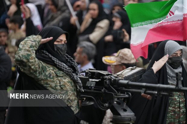 رزمایش جانفدایان ایران امام رضایی در شهرستان خرم‌آباد