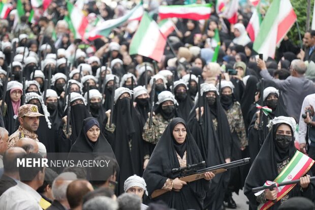 رزمایش جانفدایان ایران امام رضایی در شهرستان خرم‌آباد