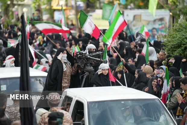 رزمایش جانفدایان ایران امام رضایی در شهرستان خرم‌آباد