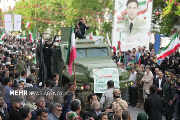 رزمایش جانفدایان ایران امام رضایی در شهرستان خرم‌آباد