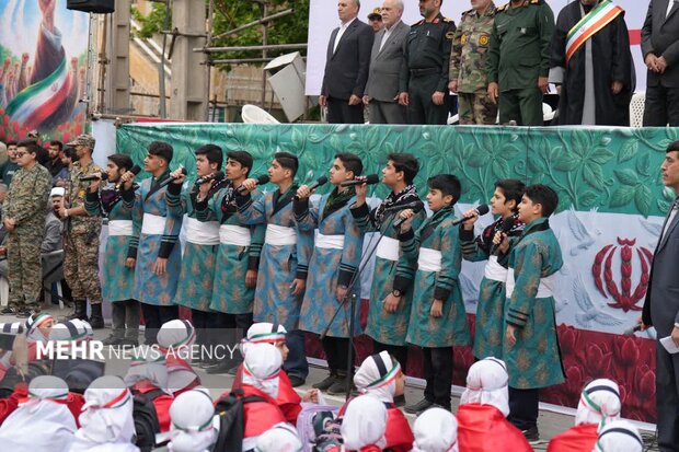 رزمایش جانفدایان ایران امام رضایی در شهرستان خرم‌آباد