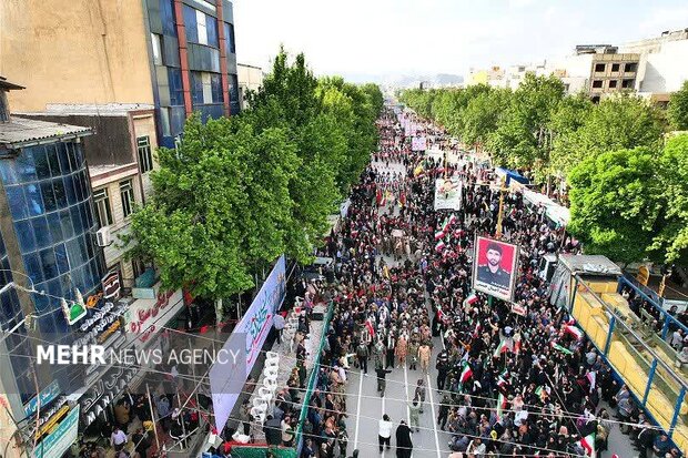 رزمایش جانفدایان ایران امام رضایی در شهرستان خرم‌آباد