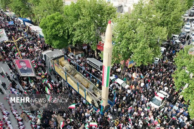 رزمایش جانفدایان ایران امام رضایی در شهرستان خرم‌آباد