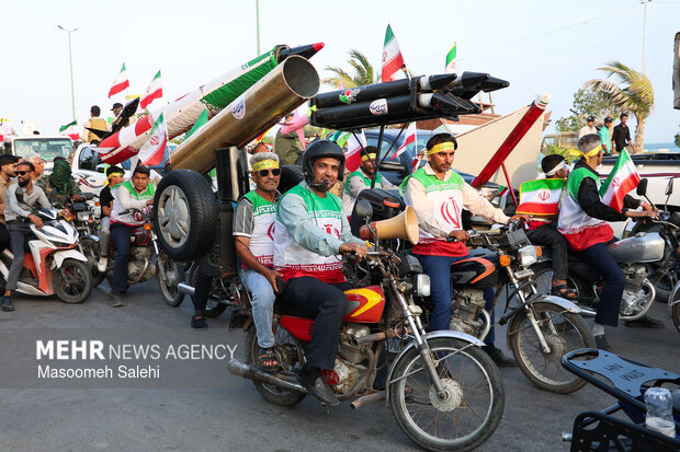 رزمایش جانفدا برای ایران، امام رضا (ع) در بندرعباس