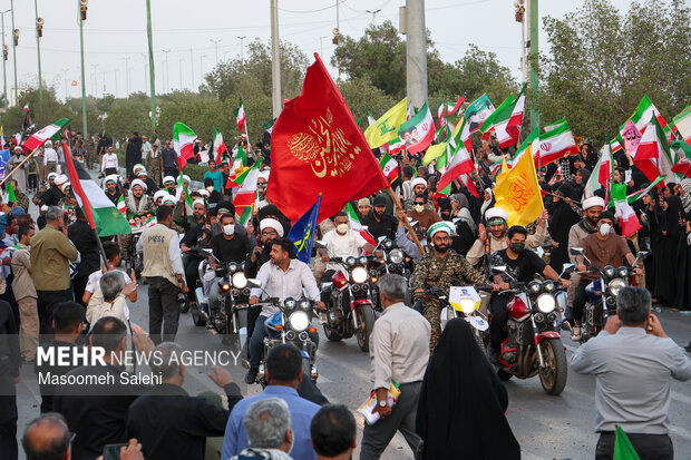 رزمایش جانفدا برای ایران، امام رضا (ع) در بندرعباس