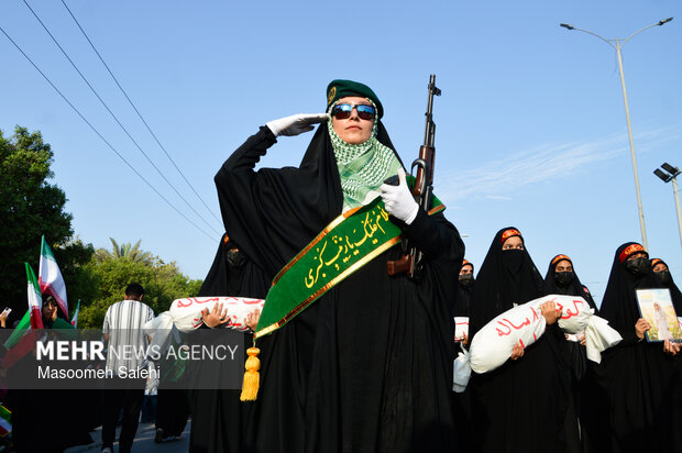 رزمایش جانفدا برای ایران، امام رضا (ع) در بندرعباس