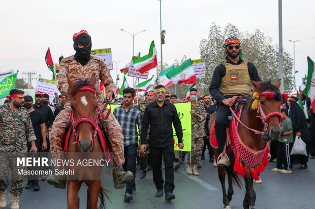 رزمایش جانفدا برای ایران، امام رضا (ع) در بندرعباس